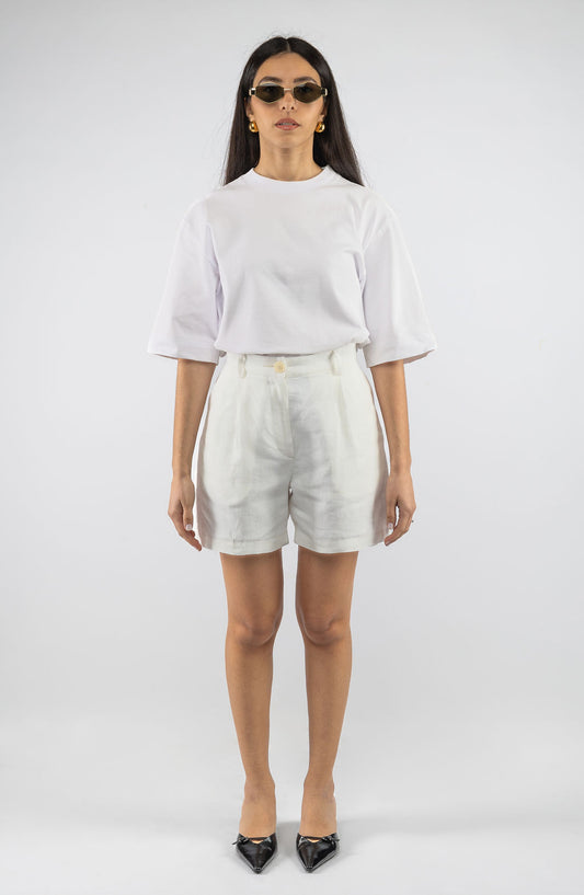 CASABLANCA SHORTS, WHITE