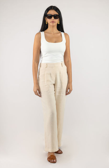 SABBIA PANTS, BEIGE