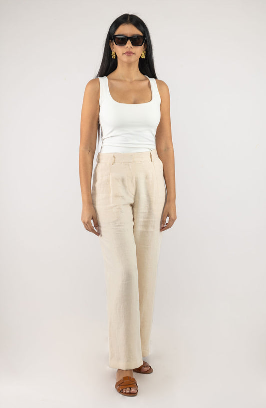 PANTALON SABBIA, BEIGE