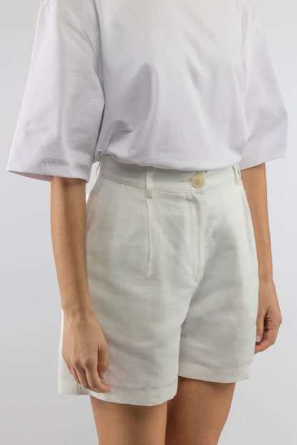 CASABLANCA SHORTS, WHITE