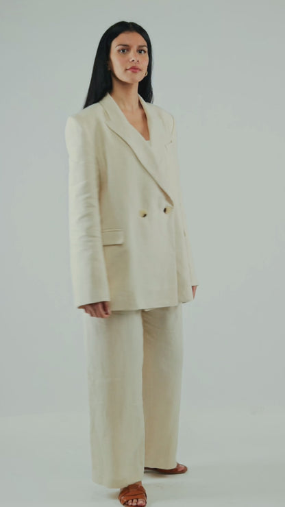 ILA BLAZER, BEIGE